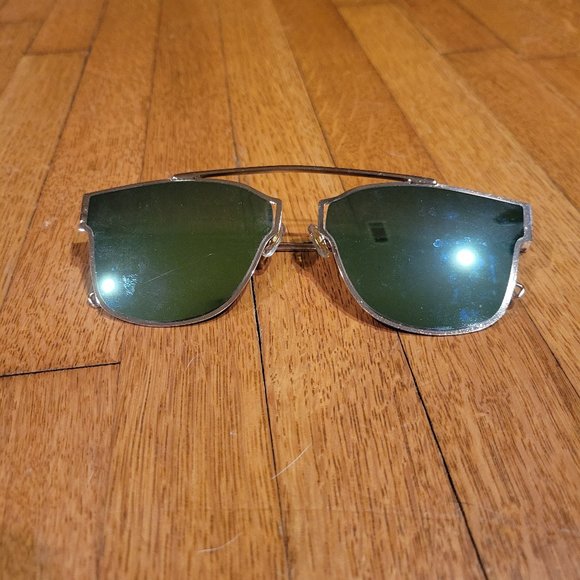 ZeroUV Modern Thin Wire Frame Flat Lens Pantos Sunglasses A353 - Picture 3 of 6